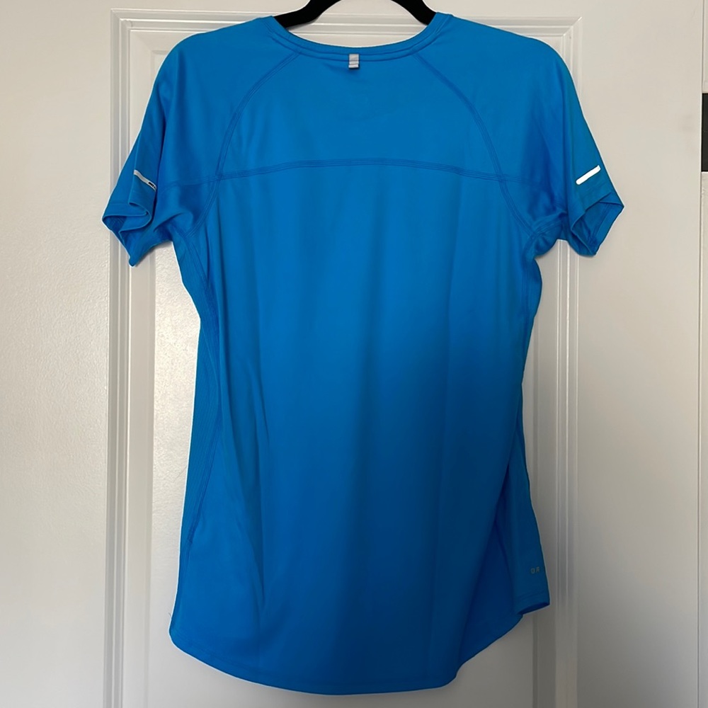 Blue Dri-Fit Nike shirt for women running top